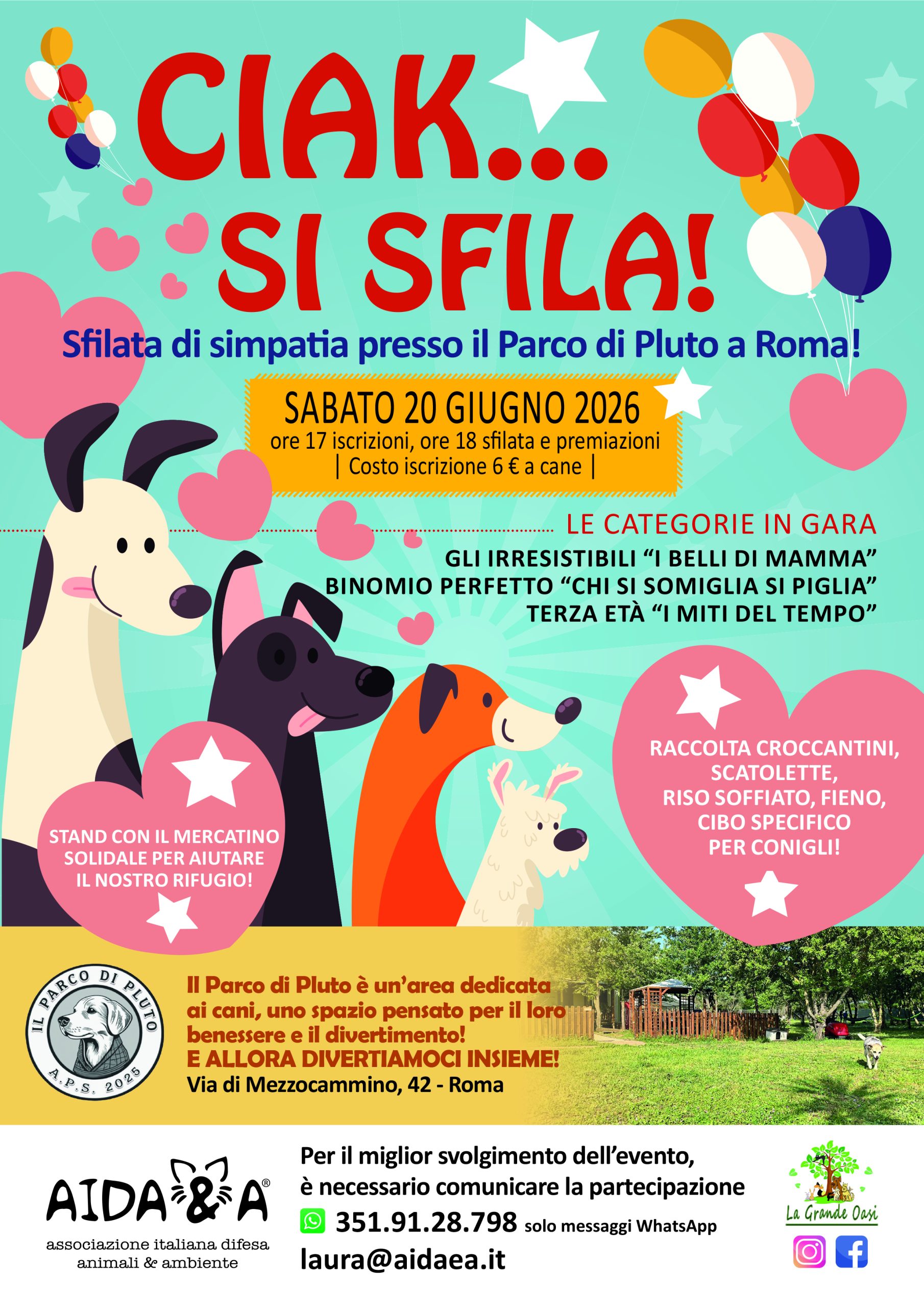 Ciak si sfila sabato 20 giugno